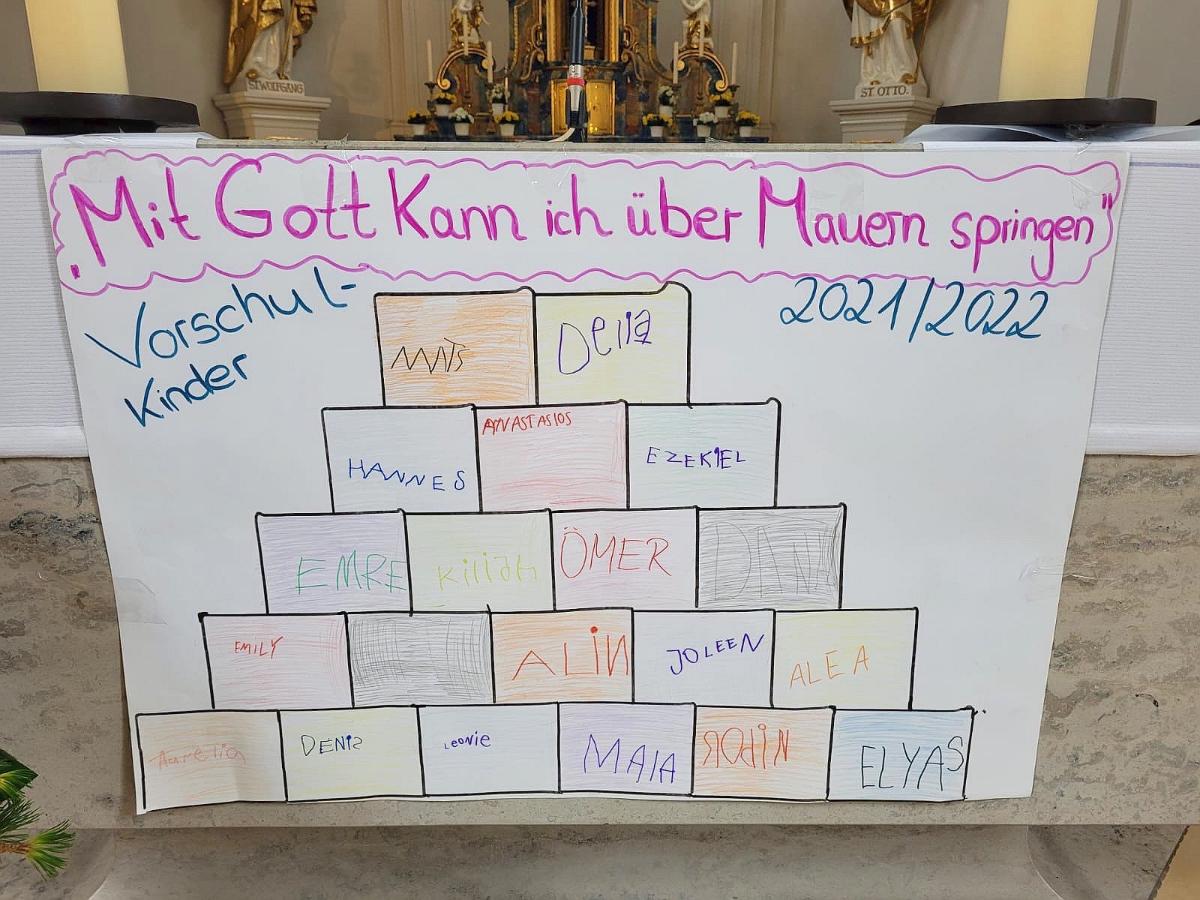 Abschlussgottesdienst unserer Vorschulkinder